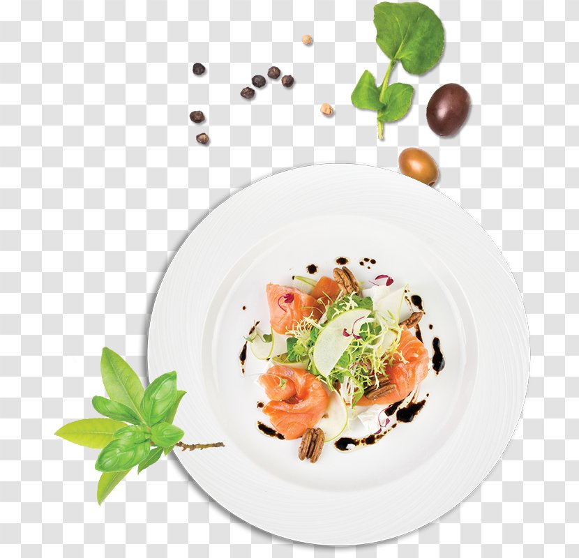 Smoked Salmon Dish Recipe Garnish Cuisine - Food - Vegetable Transparent PNG