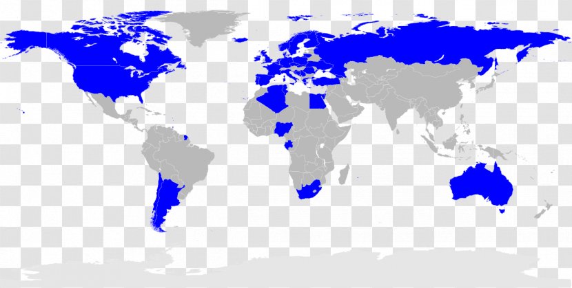 World Map Vector - Royaltyfree Transparent PNG