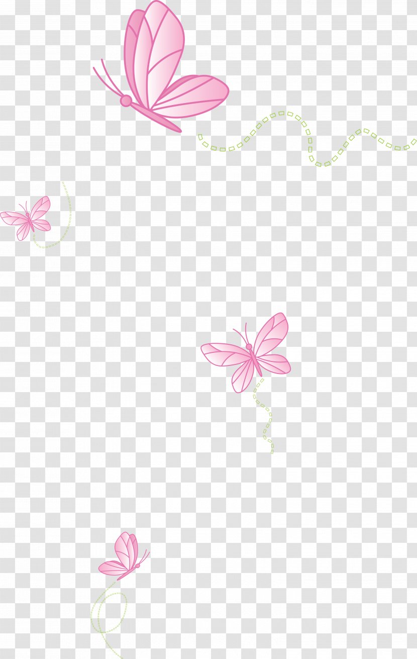 Butterfly Euclidean Vector - Flower Transparent PNG