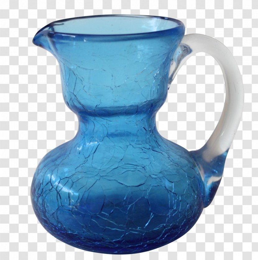 Jug Glass Vase Cobalt Blue Pitcher - Serveware Transparent PNG