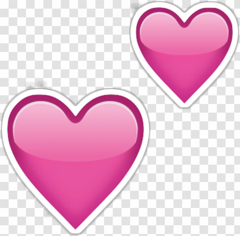 Emoji Heart Sticker Emoticon Transparent PNG