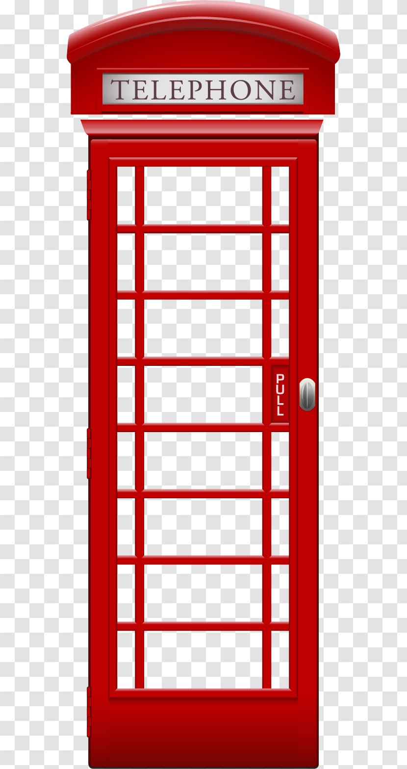 London Telephone Booth Red Box Royalty-free - Photography - Vector Elements Iron Poster Transparent PNG