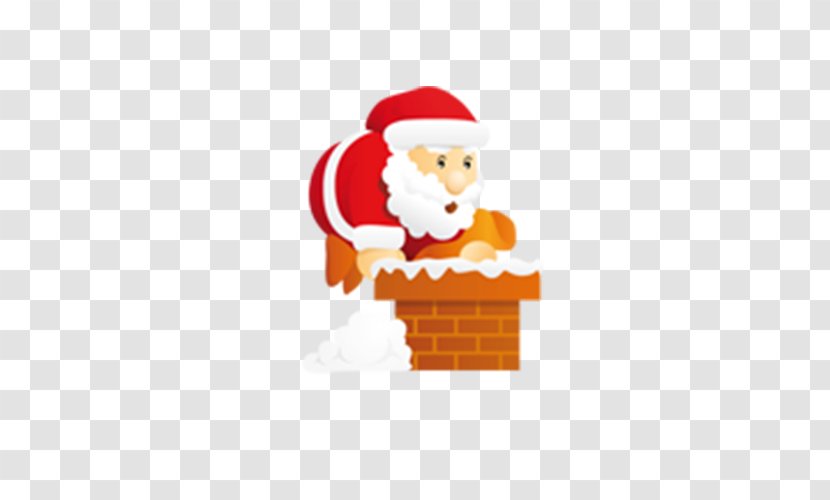 Santa Claus Chimney Icon - Turn Transparent PNG