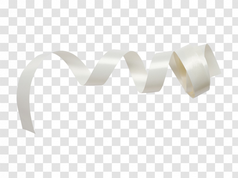 White Text Logo Font Ribbon Transparent PNG