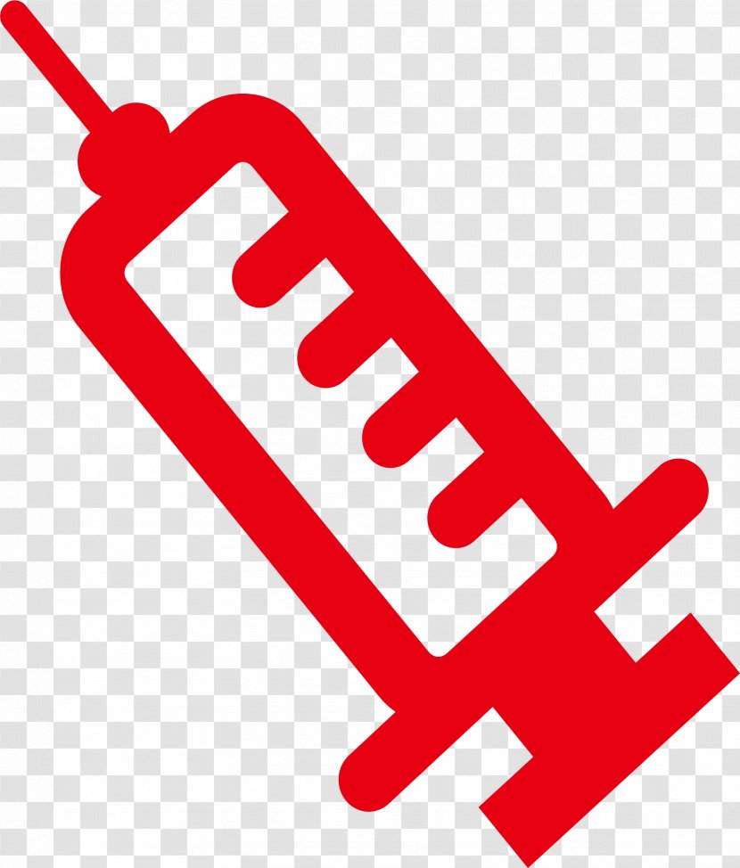 Syringe Medicine Hepatitis B Biomedical Sciences Injection - C - Red Transparent PNG