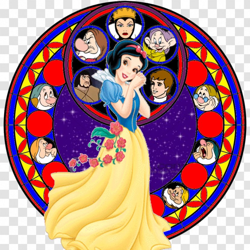 Stained Glass Evil Queen Snow White - And The Seven Dwarfs - Prince Transparent PNG