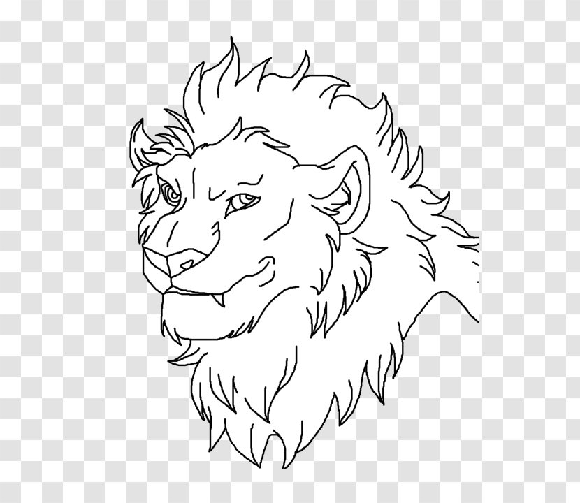 Lion Drawing - Smile - Fictional Character Transparent PNG