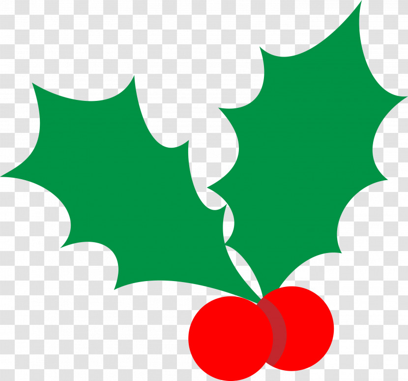 Holly Christmas Christmas Ornament Transparent PNG