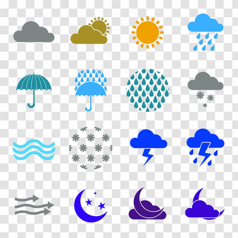 Weather Forecasting Icon - Vector Image Transparent PNG