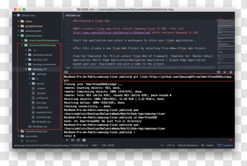 Computer Software Android Development Tizen - Screenshot - Github Transparent PNG