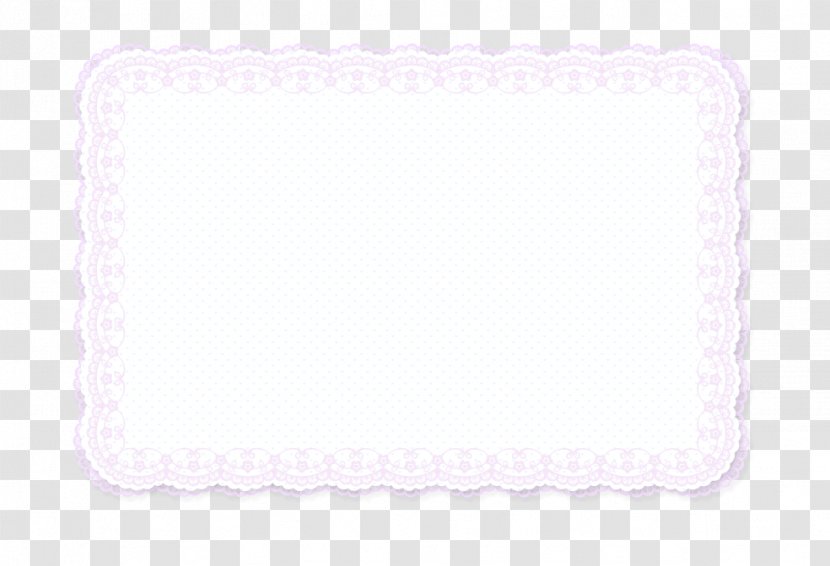 Textile Picture Frame Pattern - White - Text Box Transparent PNG