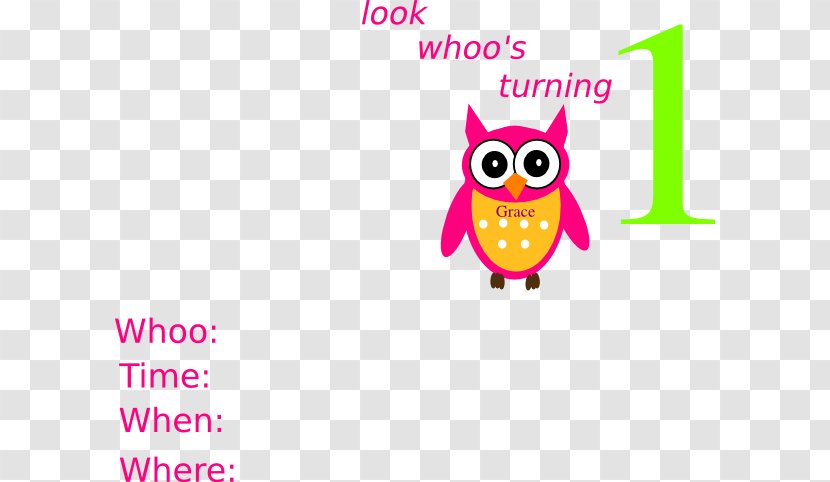 Owl Beak Nursery School Lesson Clip Art - Kindergarten - Youre Invited Transparent PNG