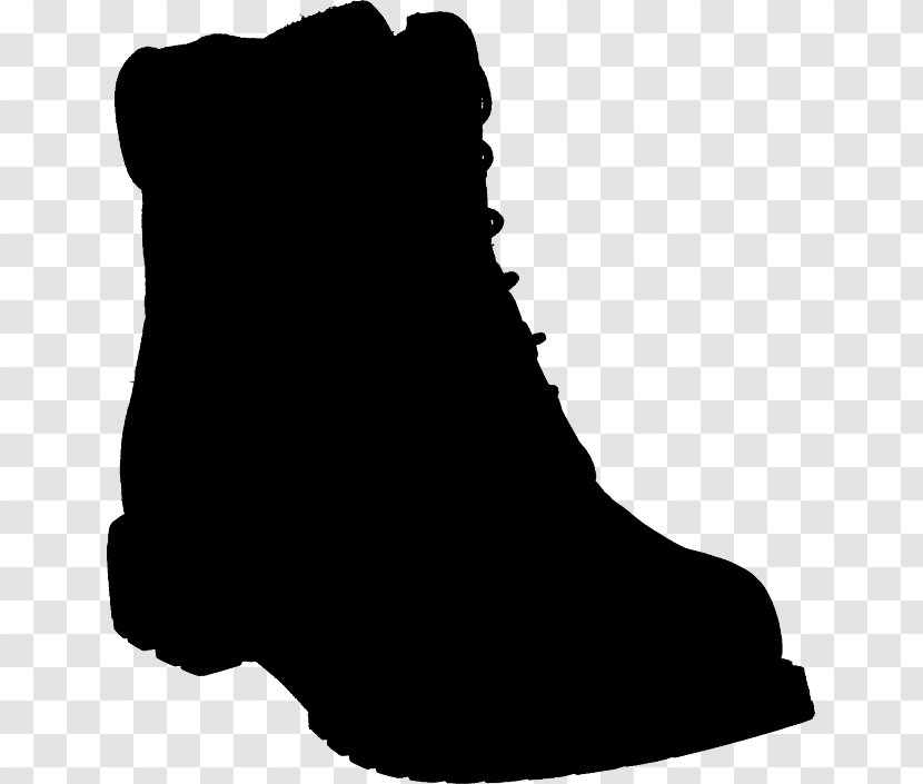 Shoe Boot Walking Clip Art Silhouette - Black M Transparent PNG