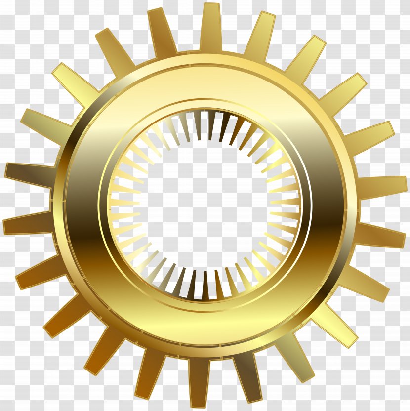 Royalty-free Clip Art - Viral Envelope - Gold Steampunk Gear Transparent PNG