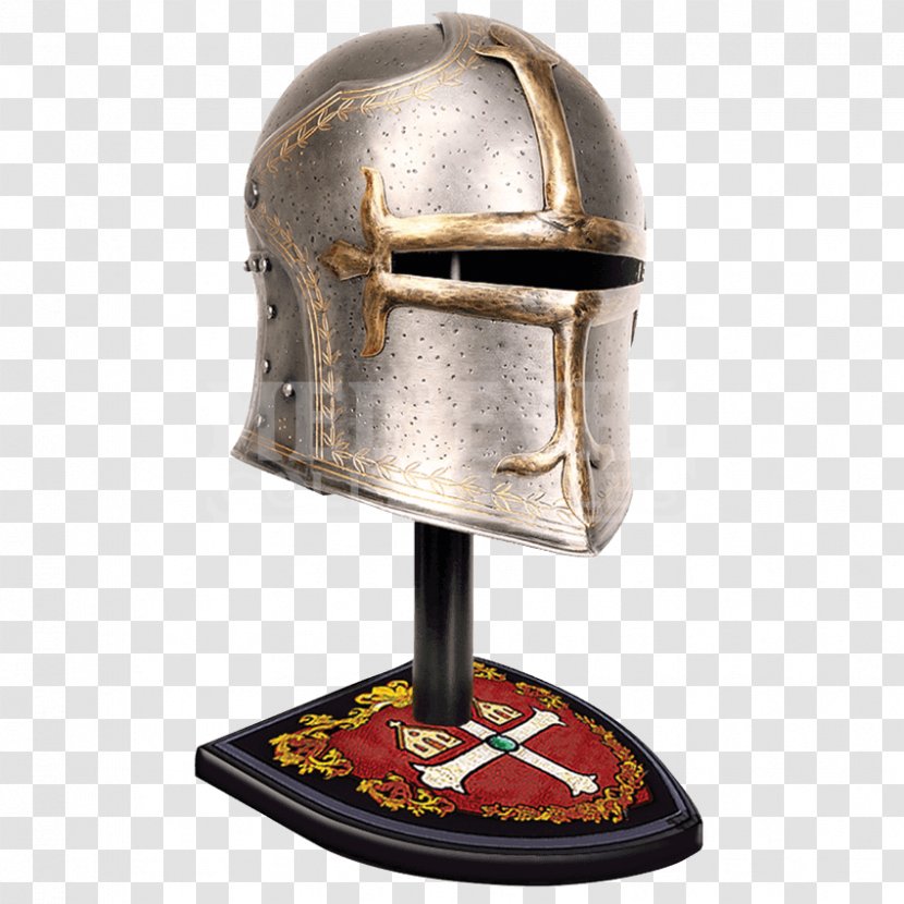 Middle Ages Helmet Knight Great Helm Barbute - Visor Transparent PNG