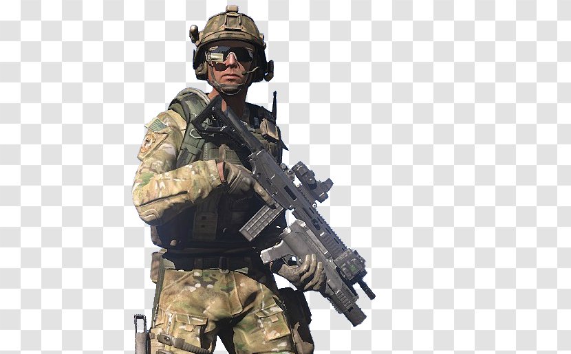 Young US Soldier Infantry Army Transparent PNG