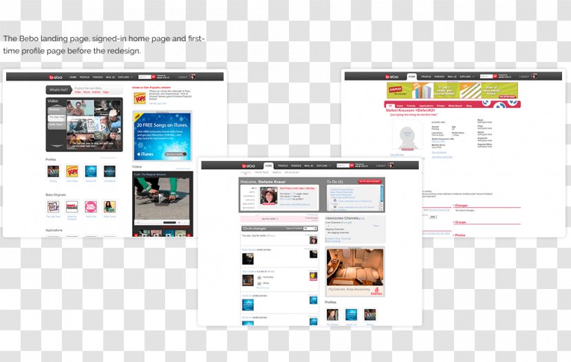 Web Page Bebo Line Multimedia Transparent PNG