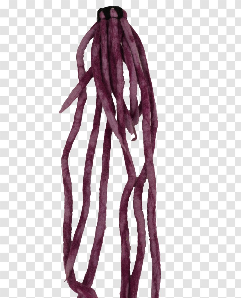 Dreadlocks Purple Hair Color - Drawing - Wool Transparent PNG