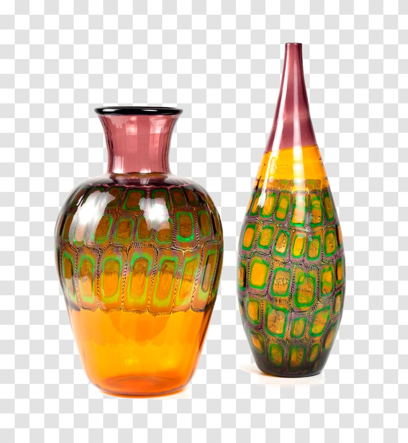Glass Bottle Vase Ceramic - Silhouette Transparent PNG