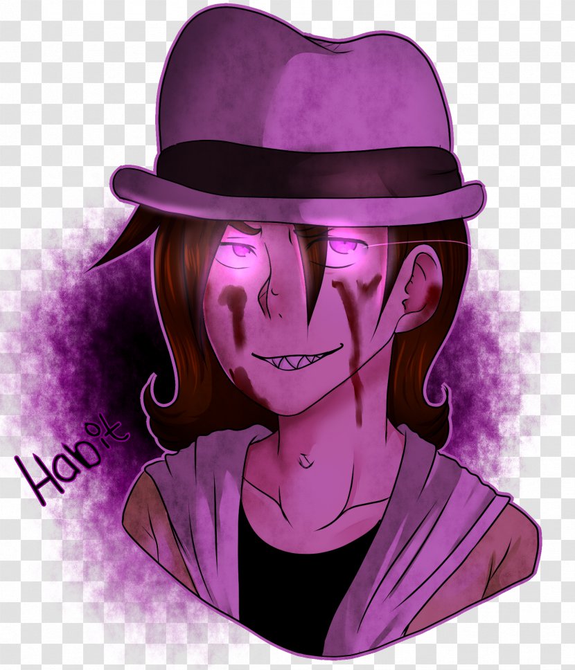 Hat Illustration Cartoon Character Purple Transparent PNG