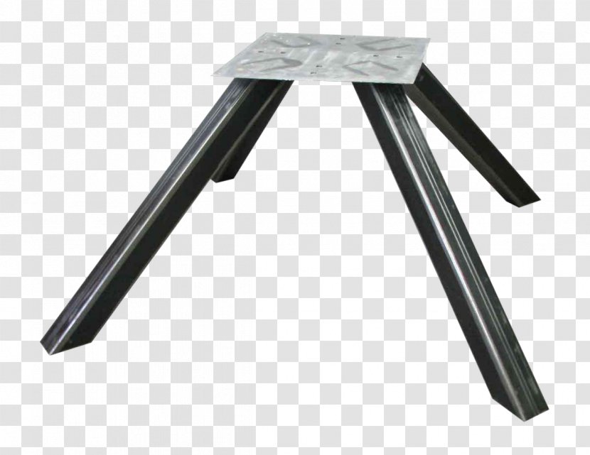 Triangle Steel - Four Legged Table Transparent PNG