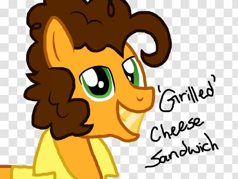 Cheese Sandwich Lion Pony Grilling - Drawing Transparent PNG