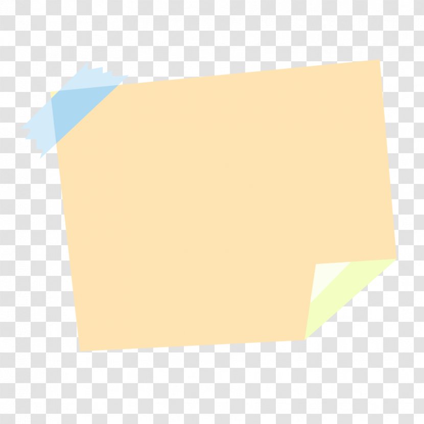 Paper Yellow Pattern - Frame - Reminder Notes Transparent PNG