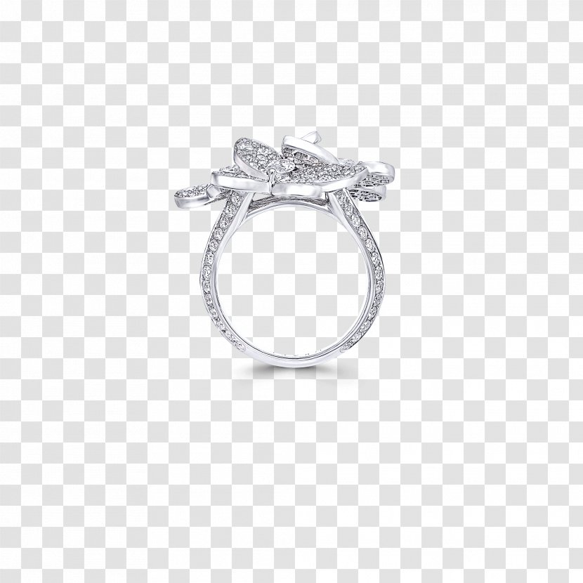 Ring Graff Diamonds Wedding パヴェ - Butterfly Transparent PNG