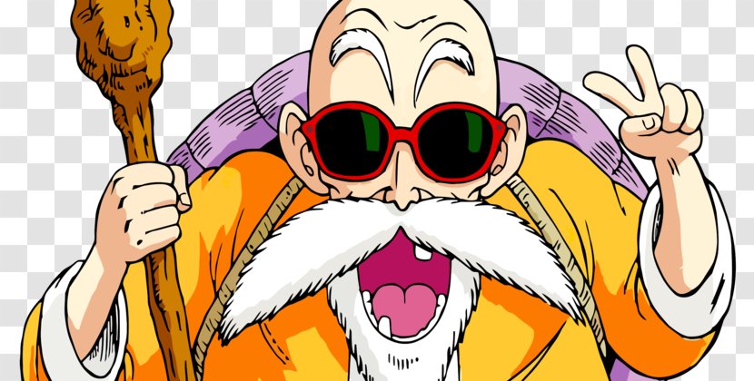 Master Roshi Goku Gohan Dragon Ball Vegeta - Watercolor - Mr. Magoo Transparent PNG