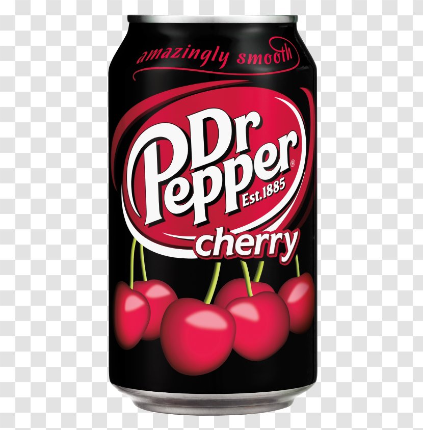 Dr Pepper Cherry 33cl Coke - Drink - 12 Fl Oz Can FlavorCherry Transparent PNG