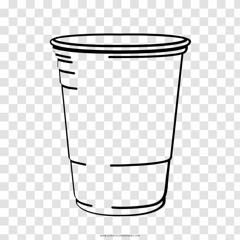 Line Art Drawing Cup Black And White Coloring Book - Painting Transparent PNG