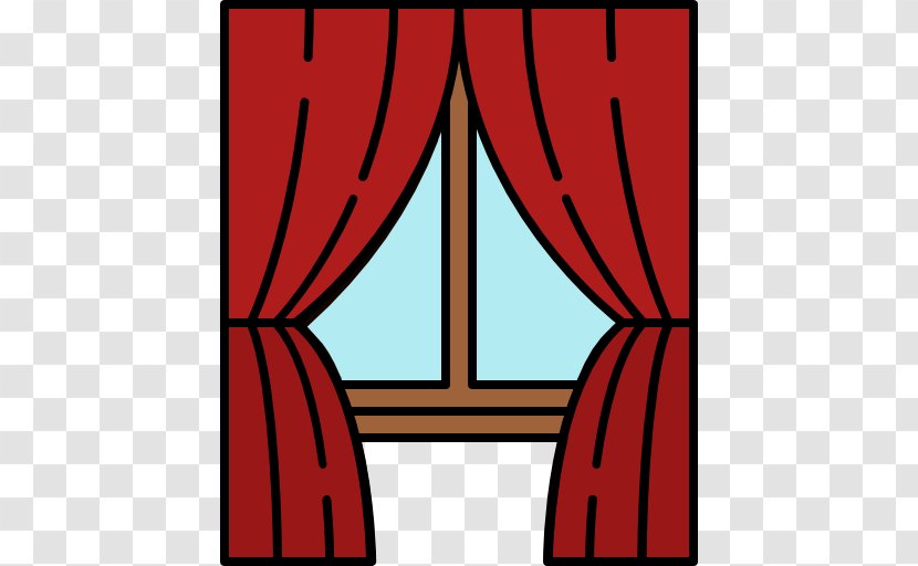 Curtain Window Furniture Clip Art - Rectangle Transparent PNG