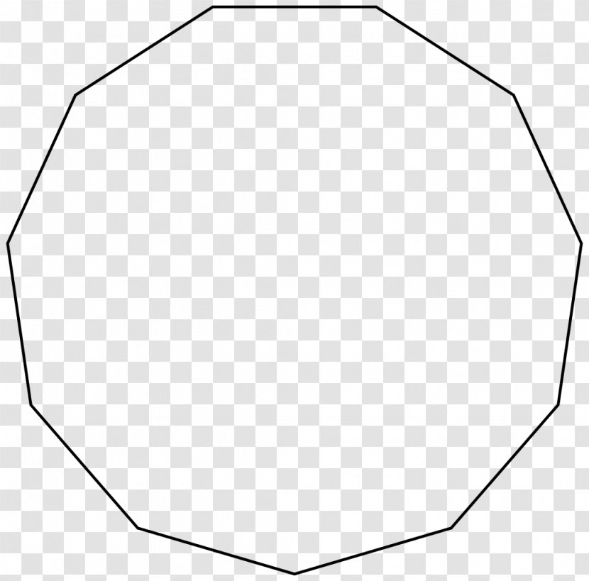 Hendecagon Regular Polygon Nonagon Geometry - Pentadecagon - Polygonum Multiflorum Transparent PNG