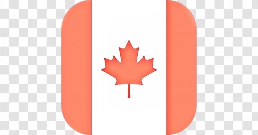 Maple Leaf Flag Of Canada - Orange Transparent PNG