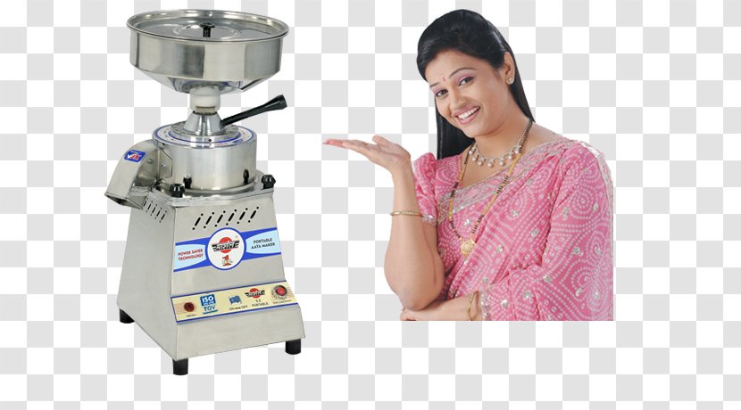 Atta Flour Gristmill Grinding Machine - Kitchen Appliance - Stone Mill Transparent PNG