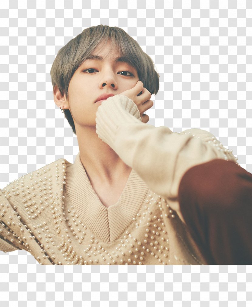 V BTS Non-no Magazine K-pop - Neck - Taehyung Transparent PNG