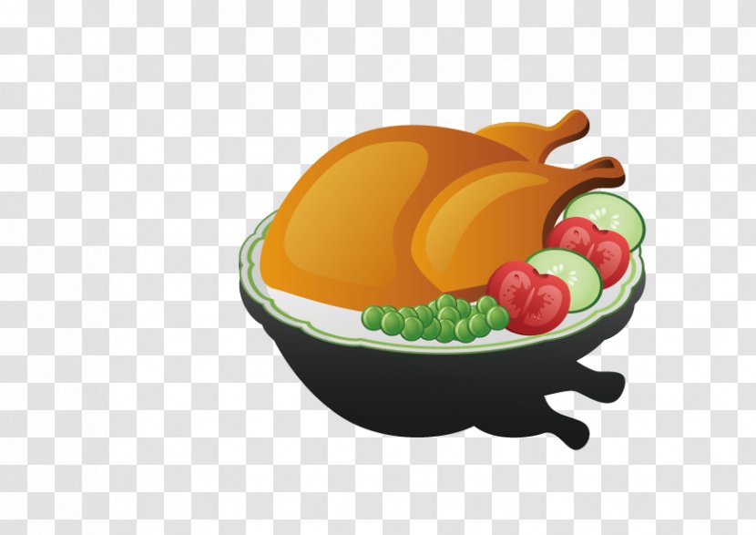 Roast Chicken Table - Food Transparent PNG