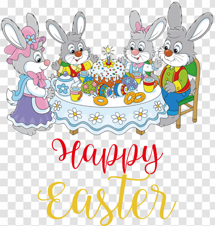 Happy Easter Day Easter Day Blessing Easter Bunny Transparent PNG