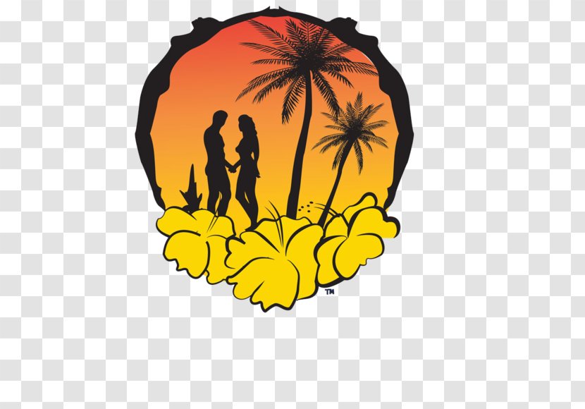 Jack-o'-lantern Clip Art Illustration Palm Trees Flower - Yellow - Ktv Membership Card Transparent PNG