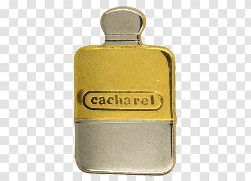 Perfume Glass Bottle Cacharel - Gold Transparent PNG