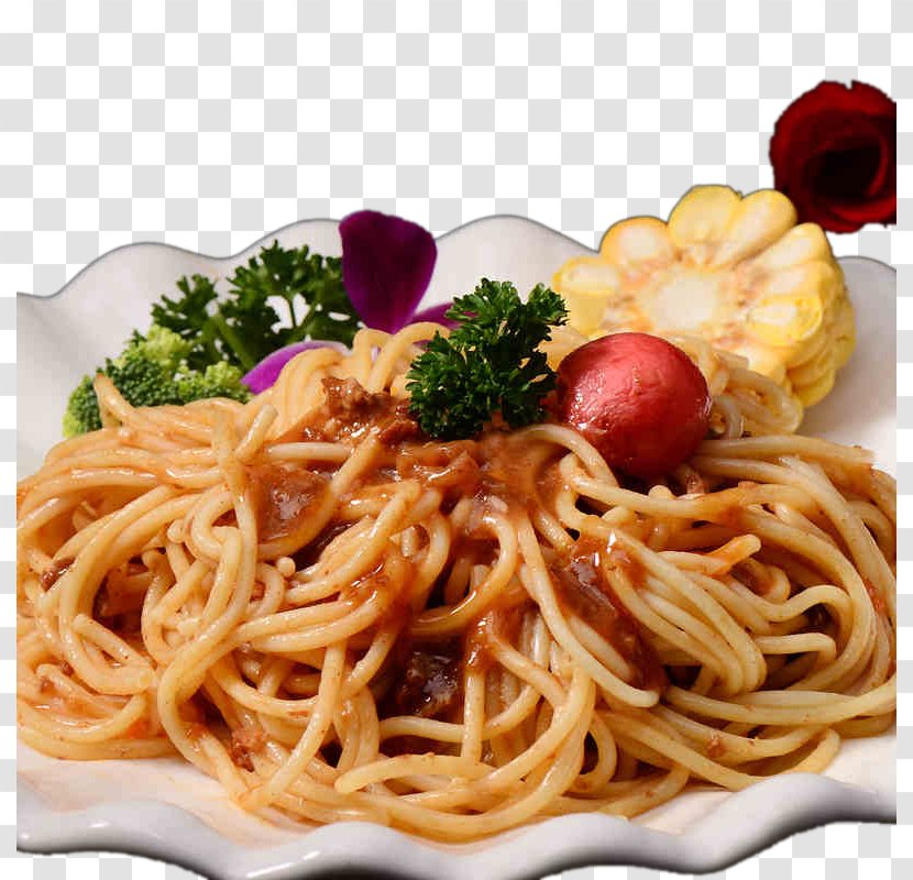 Spaghetti Alla Puttanesca Aglio E Olio Beefsteak Chow Mein Fried Noodles - Taglierini - Italy Faces Sauce Transparent PNG