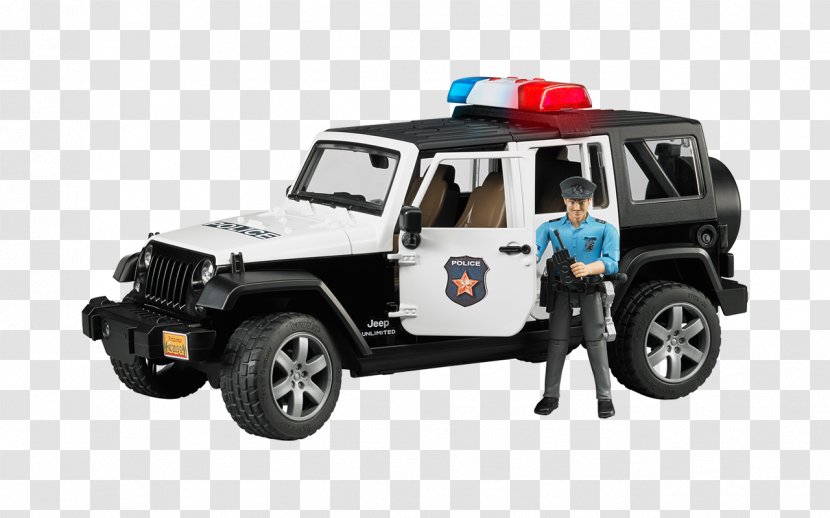 Jeep Wrangler Unlimited Rubicon Police Car Vehicle Transparent PNG