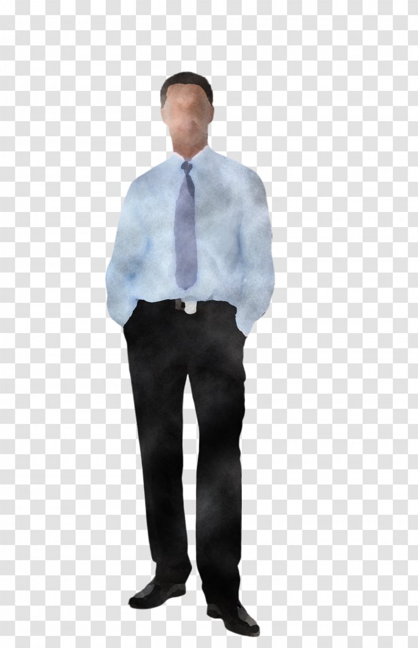 Standing Clothing Male Gentleman Suit - Whitecollar Worker Trousers Transparent PNG