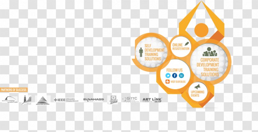 Digital Marketing Logo Brand - Yellow - Design Transparent PNG