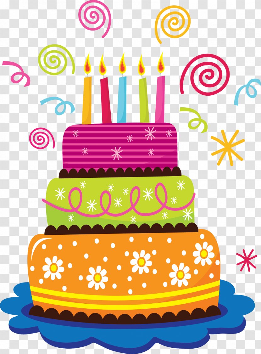 Happy Birthday To You Happiness Wish Dios Te Bendiga - Cake Transparent PNG