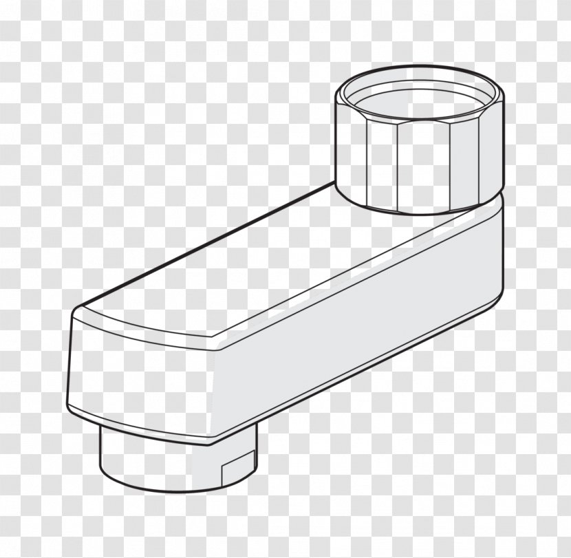 Bathtub Accessory Line Angle Product Design - Hardware Transparent PNG