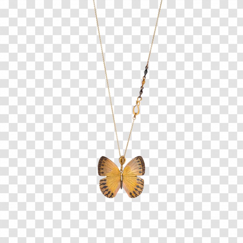 Locket Necklace Moth Amber - Pendant Transparent PNG