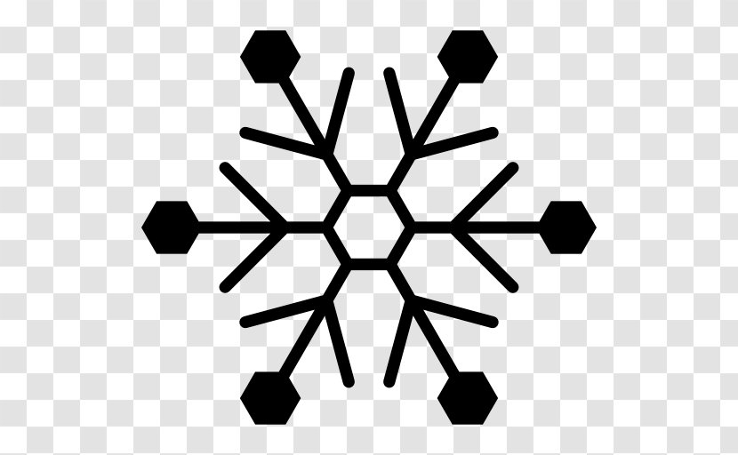 Snowflake Template Drawing Pattern - Outline Transparent PNG