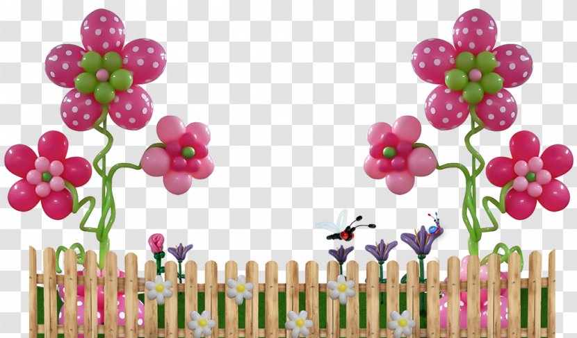 Balloon Modelling Floral Design Toy Birthday - Flower Transparent PNG