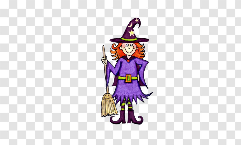 Halloween Boszorkxe1ny - Cartoon - Witch Transparent PNG